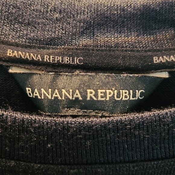 BANANA REPUBLIC Long Sleeve Crew Neck Black Sweater Size Small - Picture 4 of 6